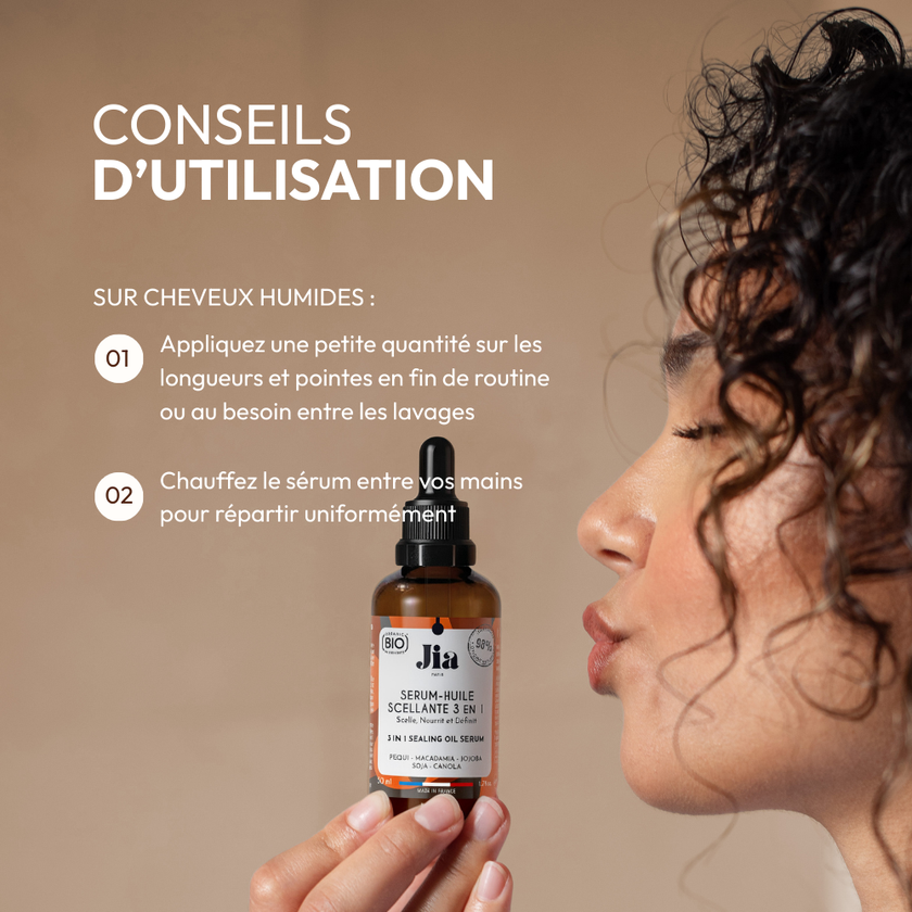 Huile scellante 3 en  1 ex Sérum définisseur de boucles - 50 ml