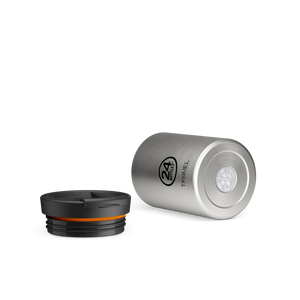 Travel Tumbler – Brushed Steel – 350 ml