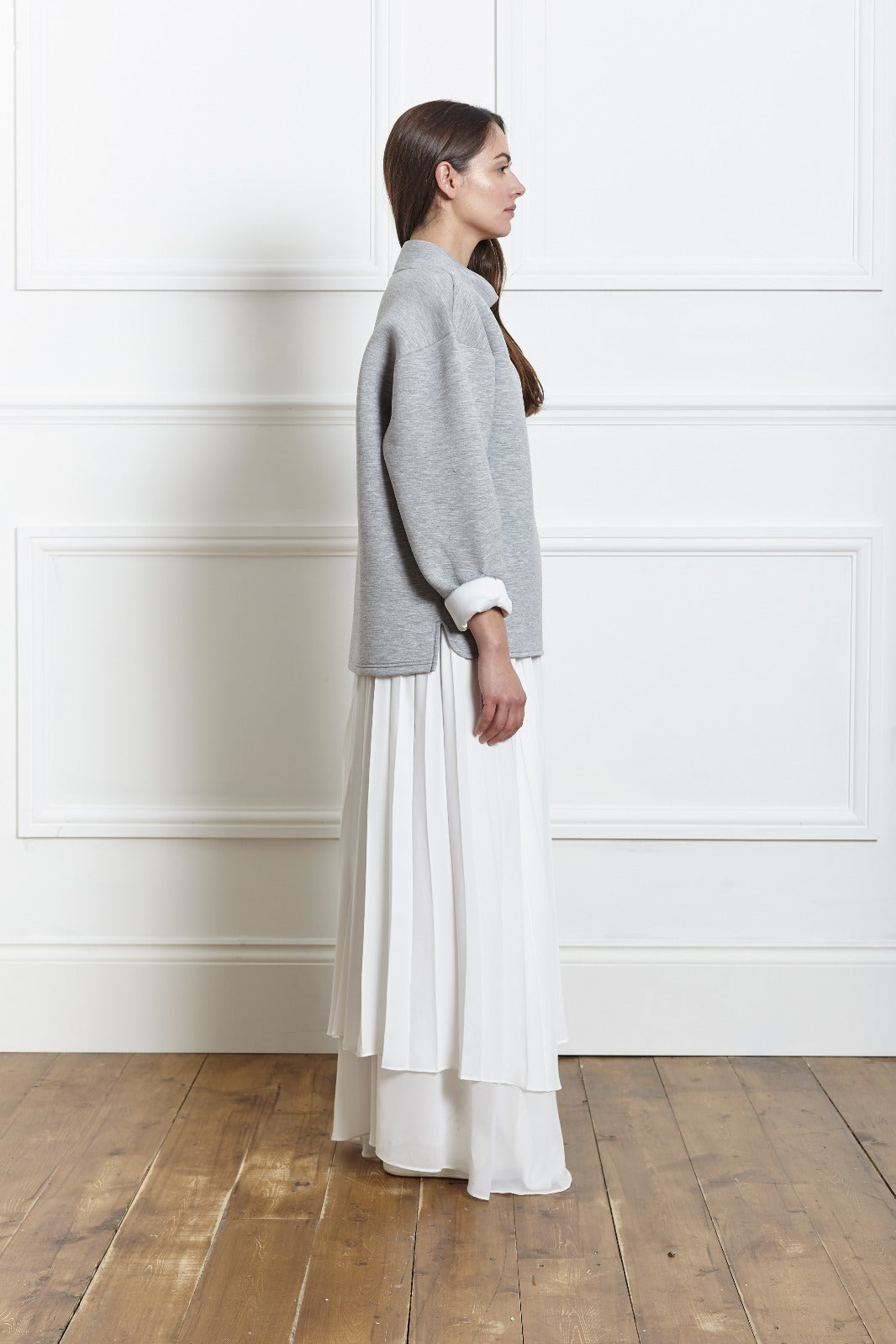 Jupe Plissée- Blanche