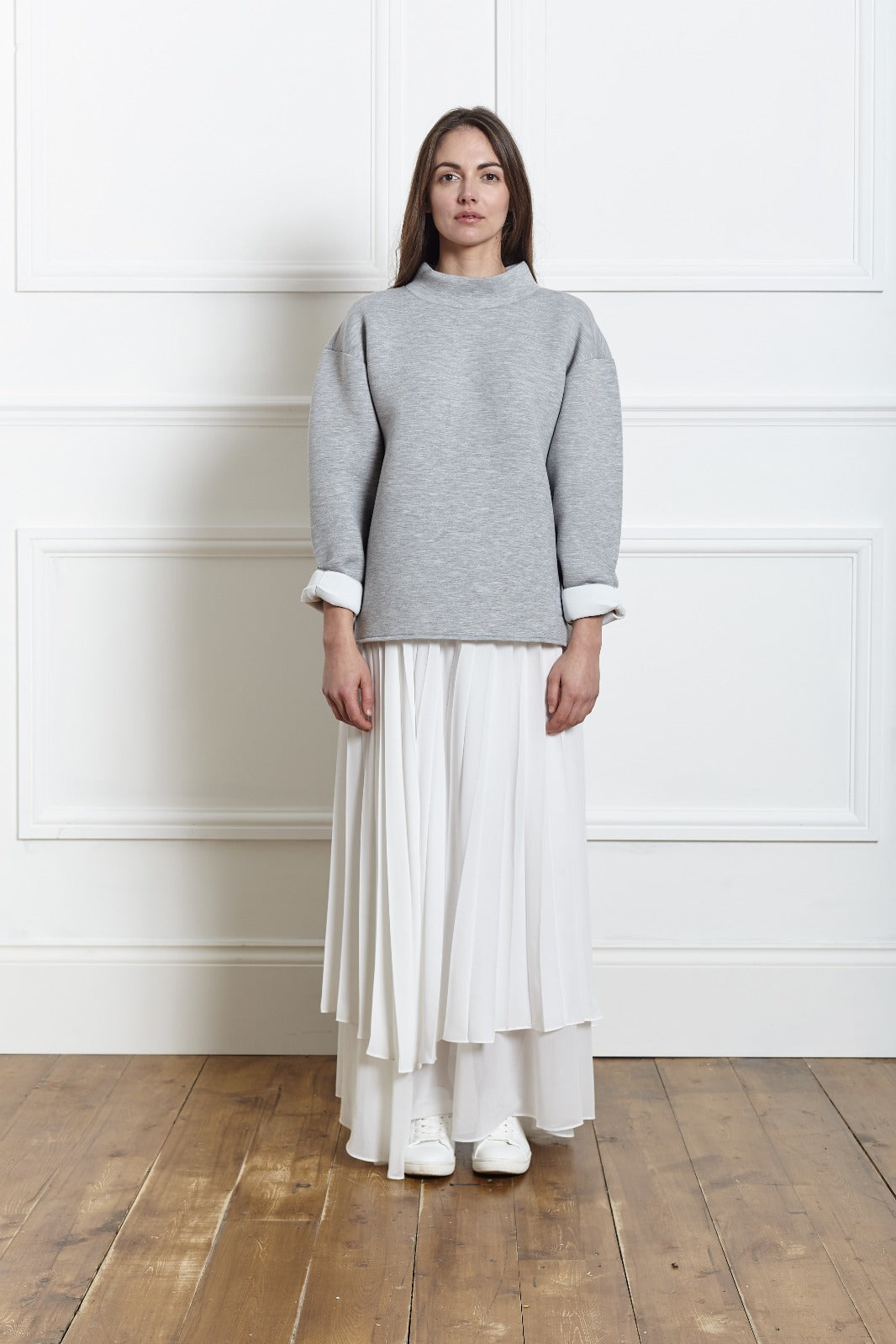 Jupe Plissée- Blanche