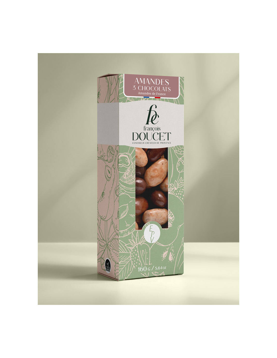 Amandes aux 3 Chocolats 160g