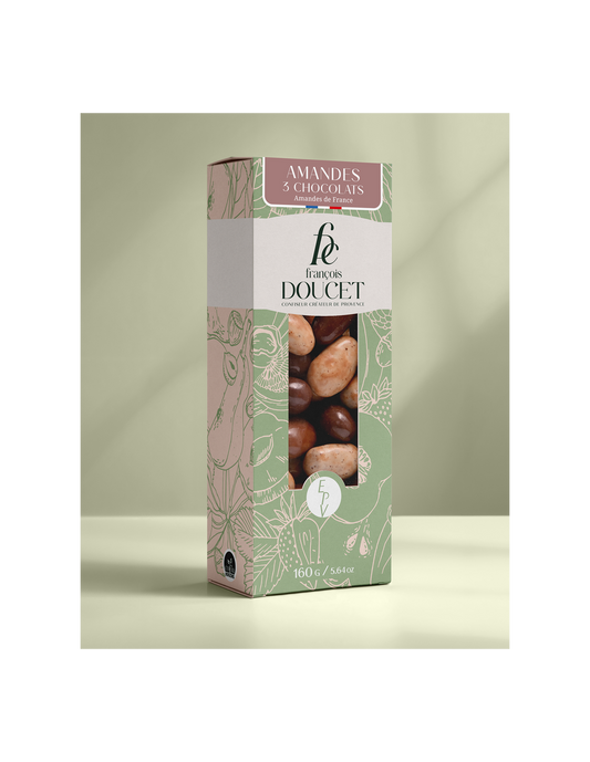 Amandes aux 3 Chocolats 160g