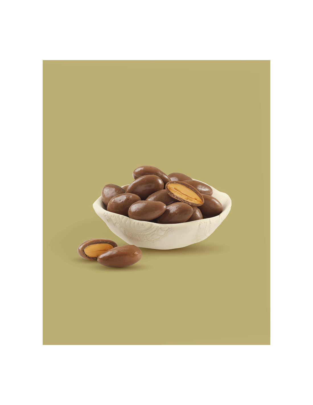 Amandes chocolat lait caramel sel 160g