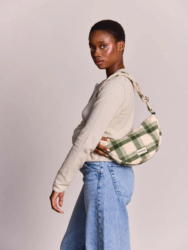 Sac Bandoulière Andrea Tartan Vert