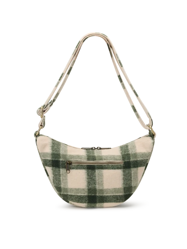 Sac Bandoulière Andrea Tartan Vert