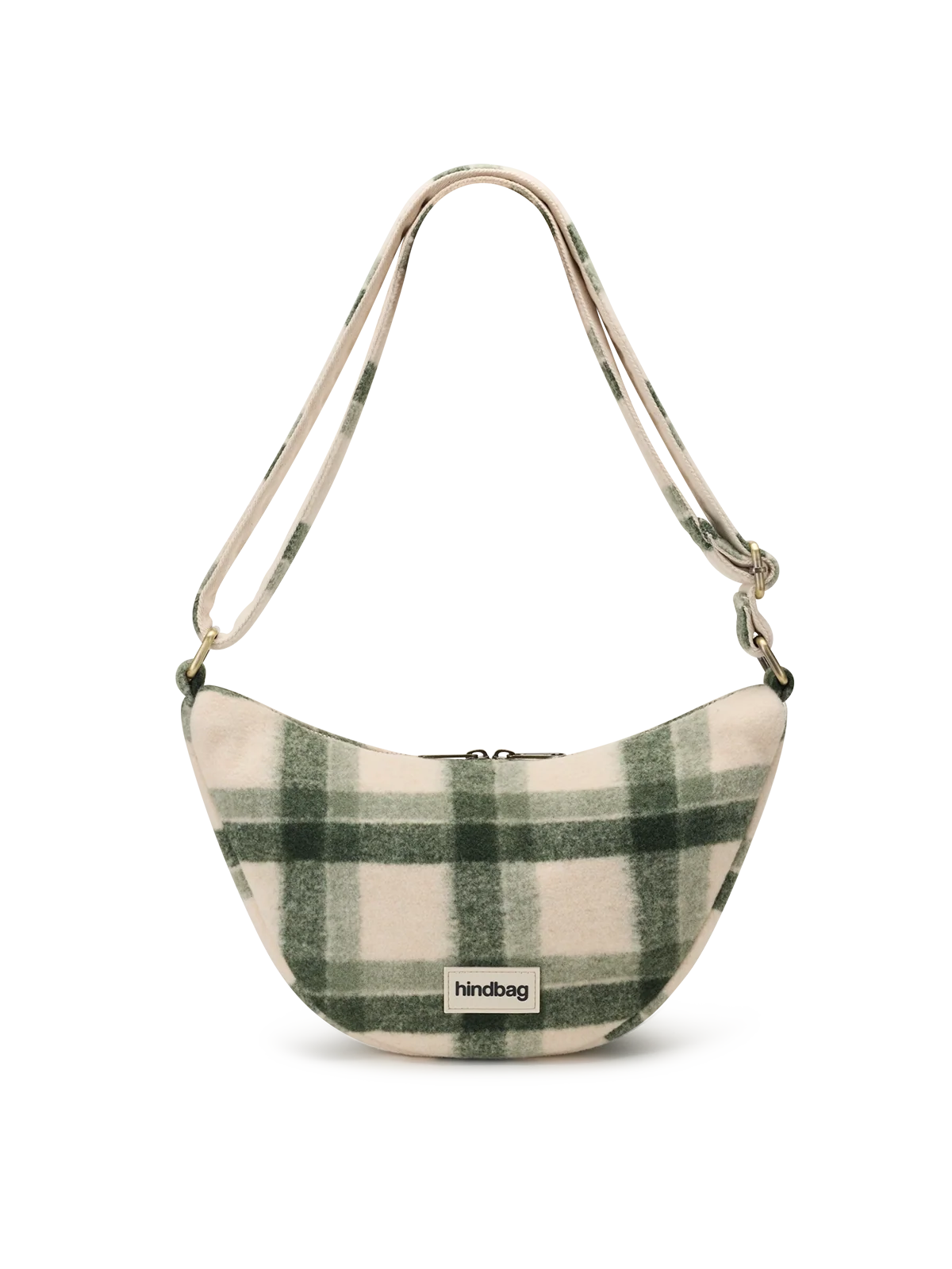 Sac Bandoulière Andrea Tartan Vert