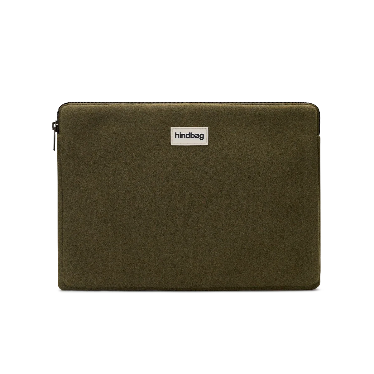 Housse d'ordinateur Ava Effet laine Khaki