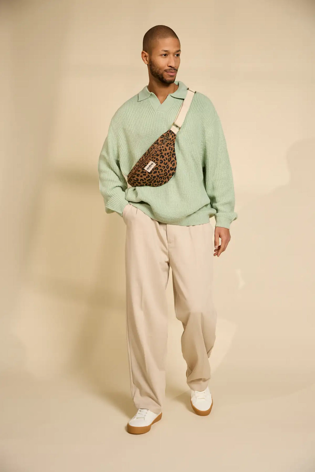 Sac Banane Olivia Leopard Cannelle