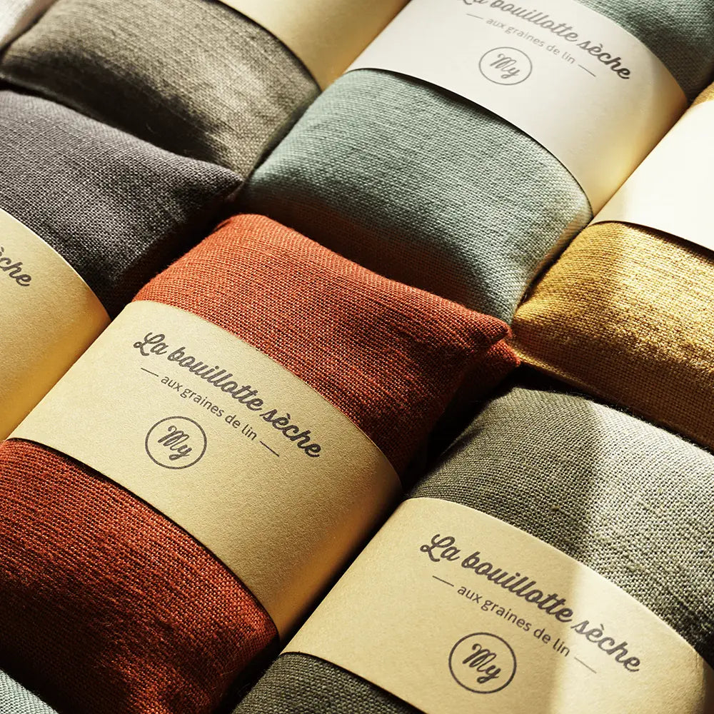 La Bouillotte Sèche 100% Lin Standard - Terracotta