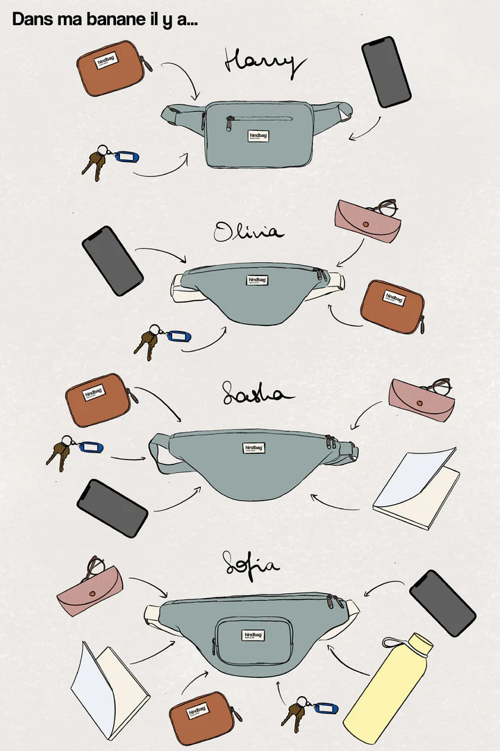 Sac Banane Sasha Navy