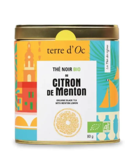 Thé noir BIO citron de menton