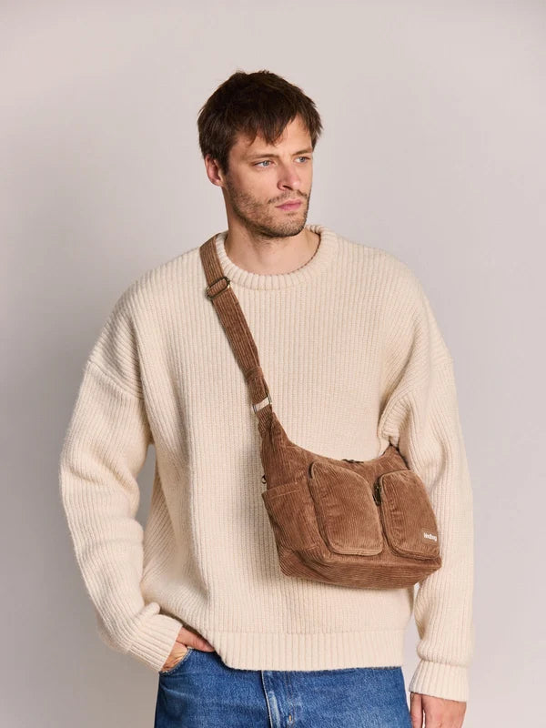 Sac Multipocket Emile Velours Macchiato