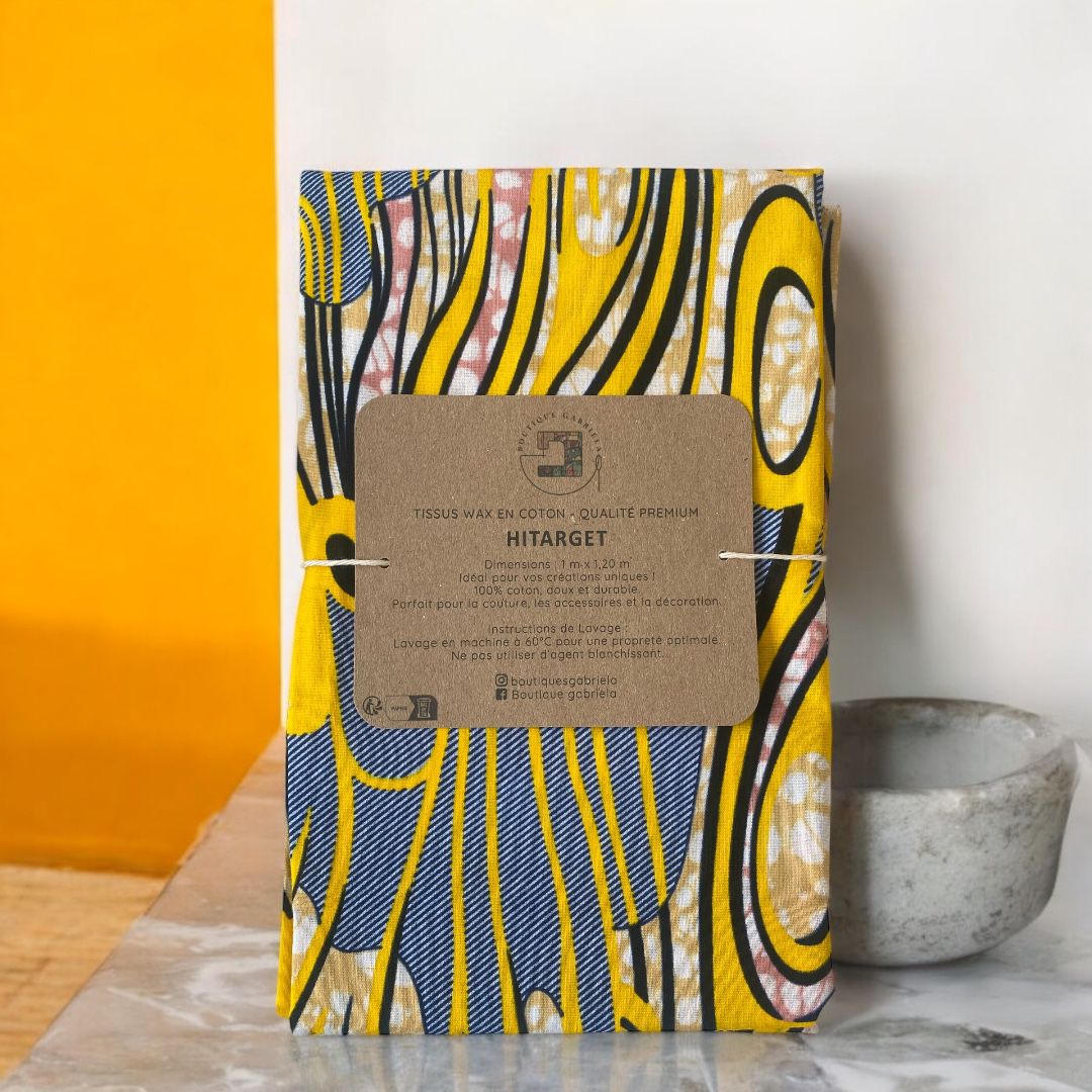 Tissu Wax Premium – HITARGET (1 m x 1,20 m)