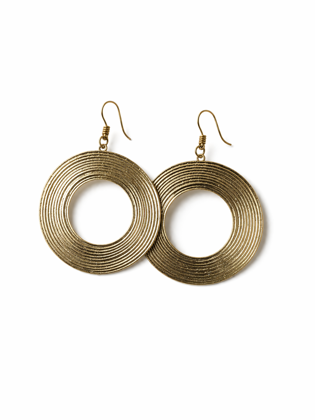 Boucle d’oreilles Créole bonze