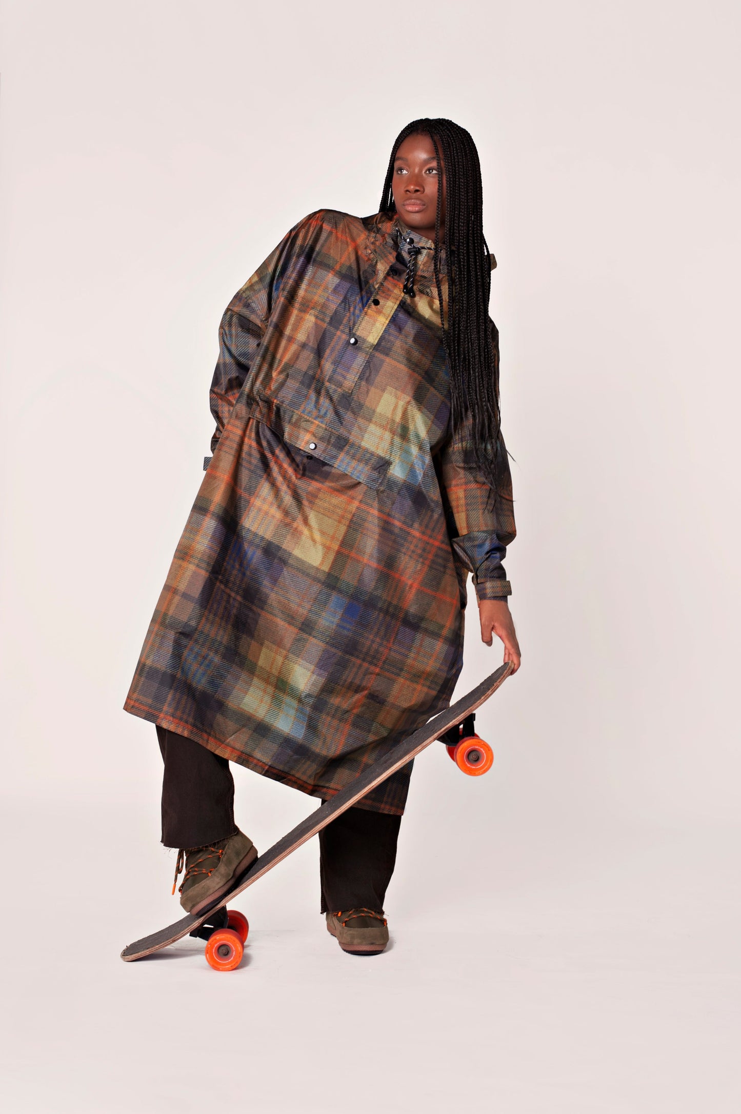 Poncho de pluie Tartan