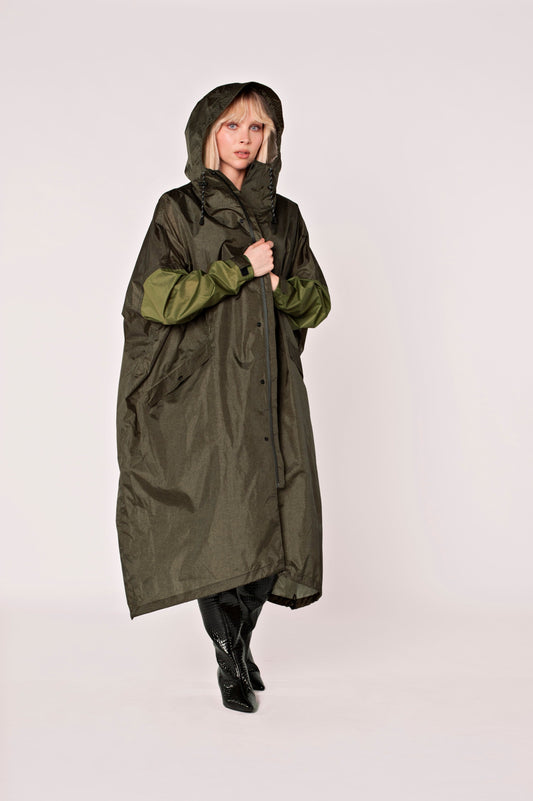 Rain Coat Manteau de pluie Chevron Herringbone