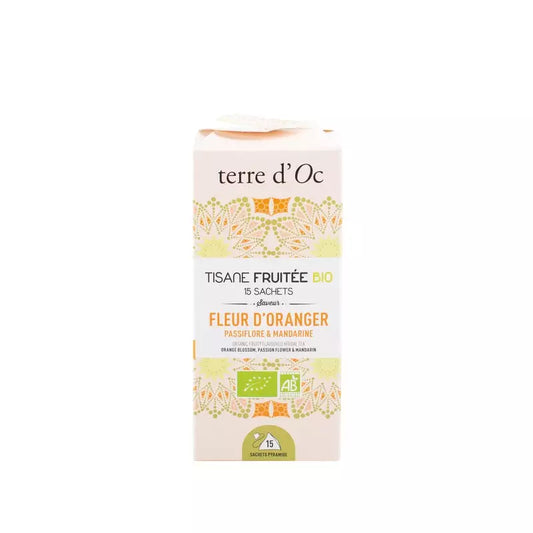 Tisane fruitée BIO fleur d'oranger, passiflore & mandarine - infusettes