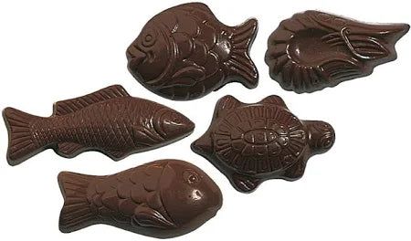 Friture en chocolat noir