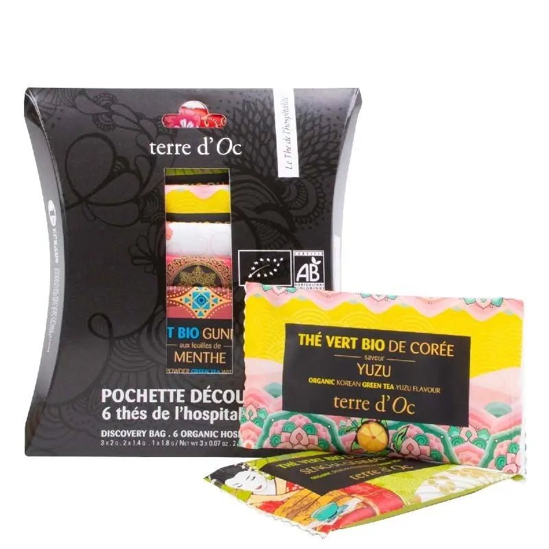 Pochette Découverte – 6 Thés de l’Hospitalité Bio