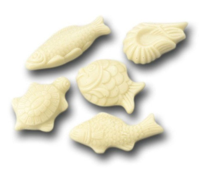 Friture en chocolat blanc