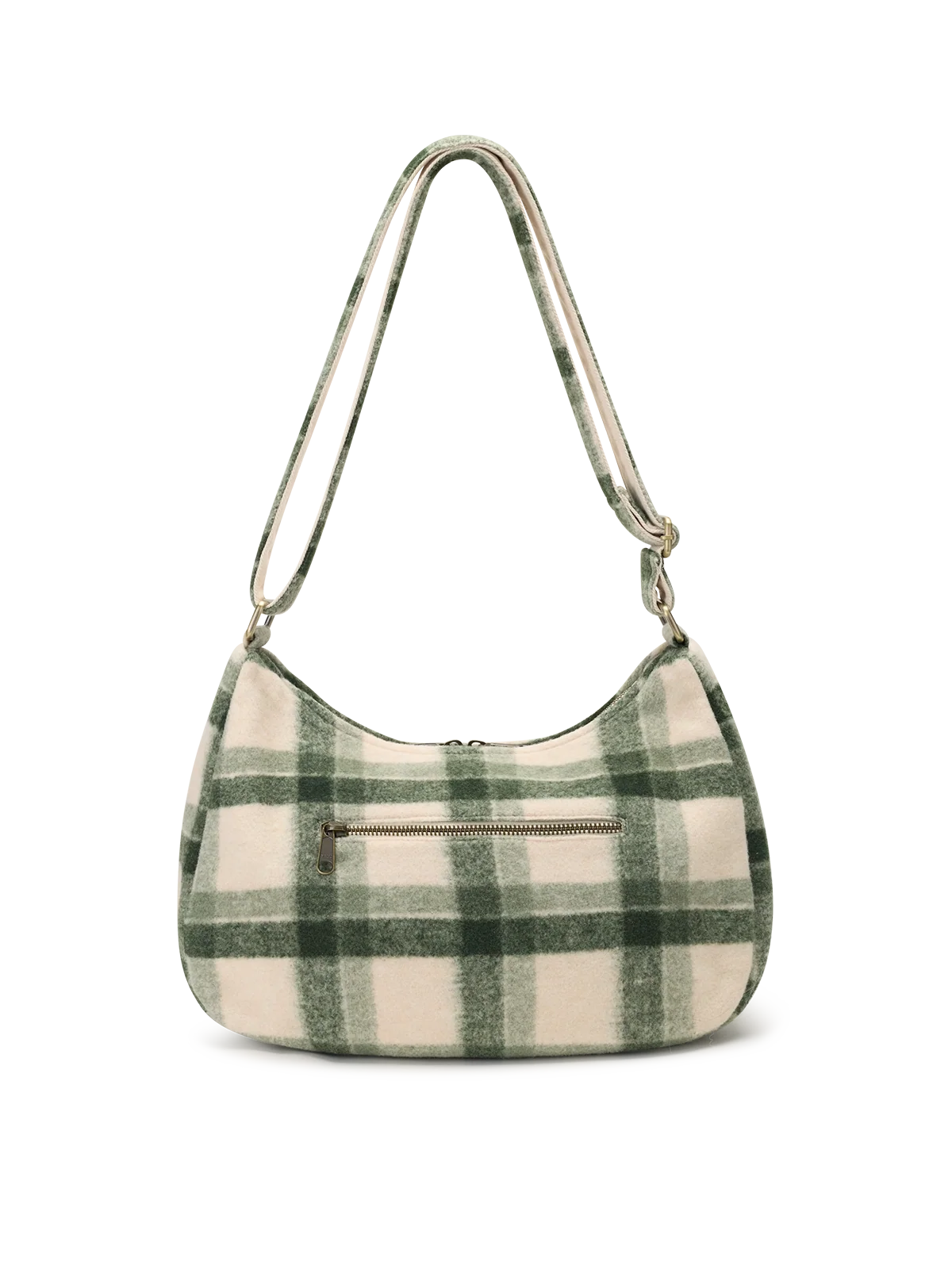 Sac Bandoulière Rosa Tartan Vert