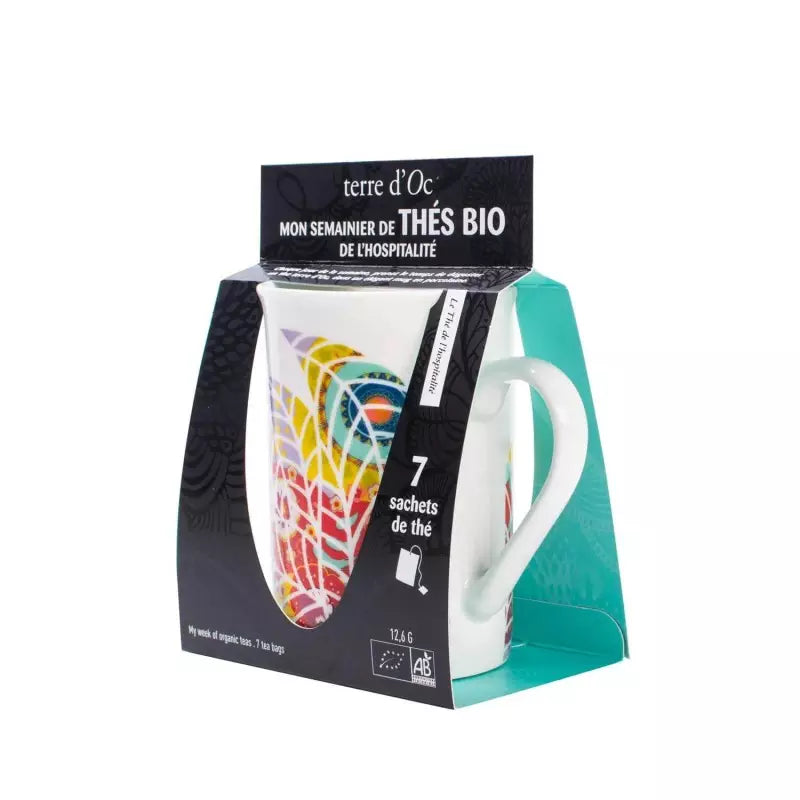 Semainier Mug & 7 Sachets de Thés d’Hospitalité