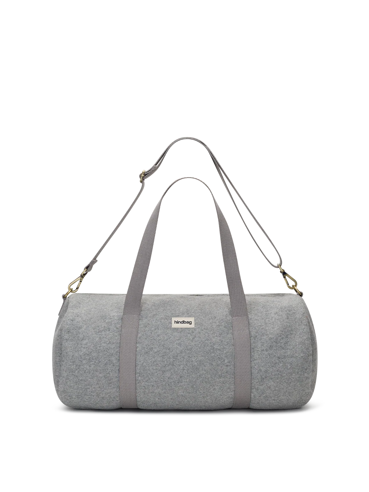 Sac Polochon Simon Effet Lainé Gris