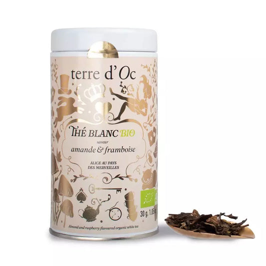 Thé blanc bio de Noël Amandine & Framboise 30g