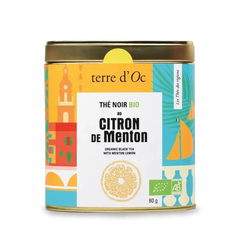 Thé noir BIO Citron de Menton 80g