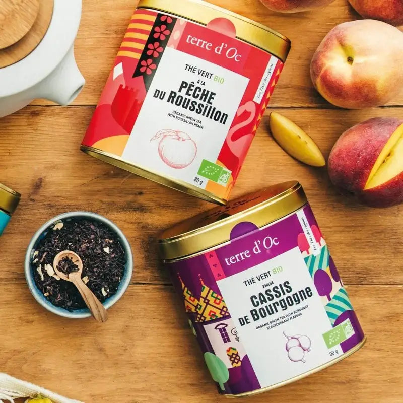 Thé vert Pêche du Roussillon