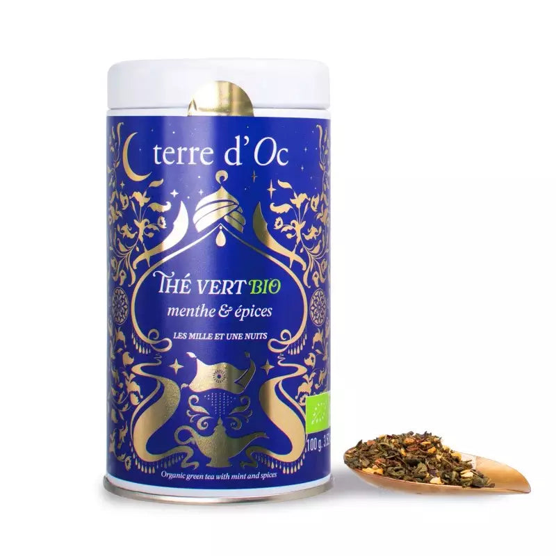 Thé vert bio Menthe et épices 70g