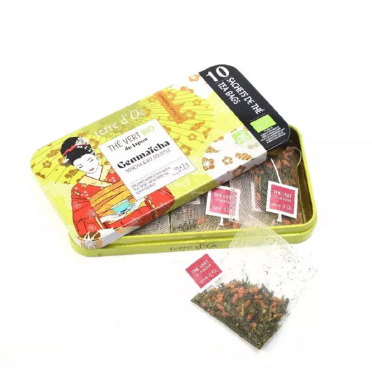 Thé Vert Bio Genmaïcha – Boîte Nomade