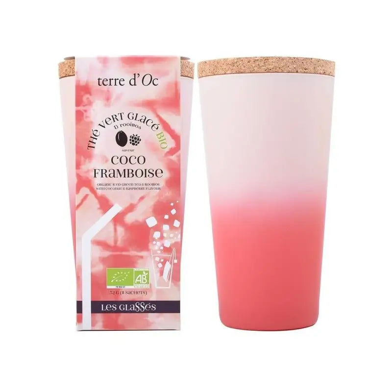 Coco framboise thé vert glacé bio 8 SACHETS