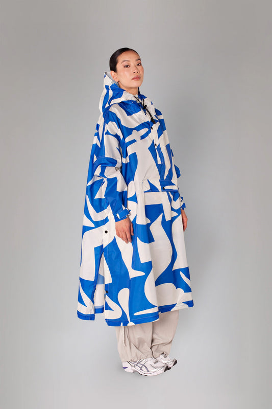 Poncho de pluie Timo Kuilder Blue Dance