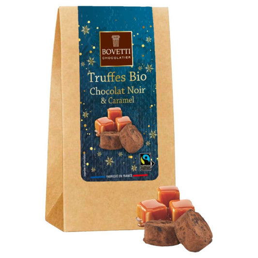 Truffes Chocolat noir et caramel 120g