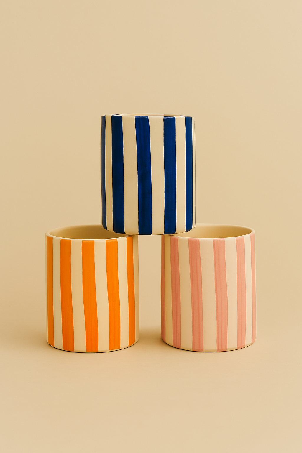 Tasse à rayures marocaines